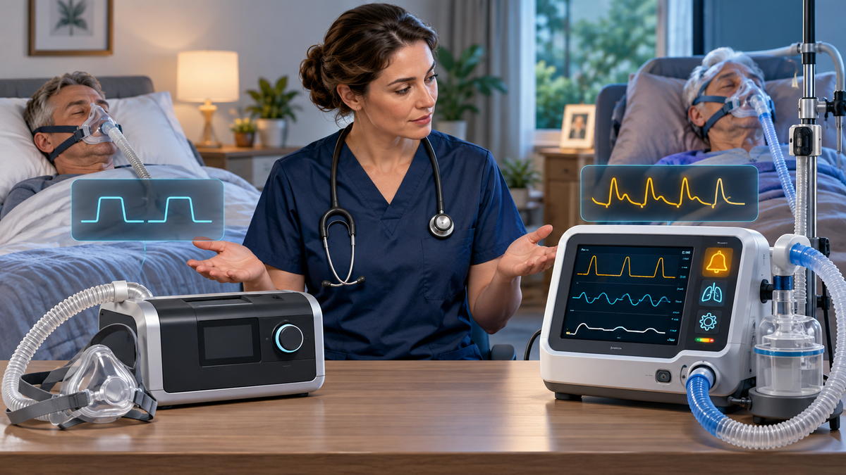 BiPAP Machine vs Home Ventilator: Understanding the Difference