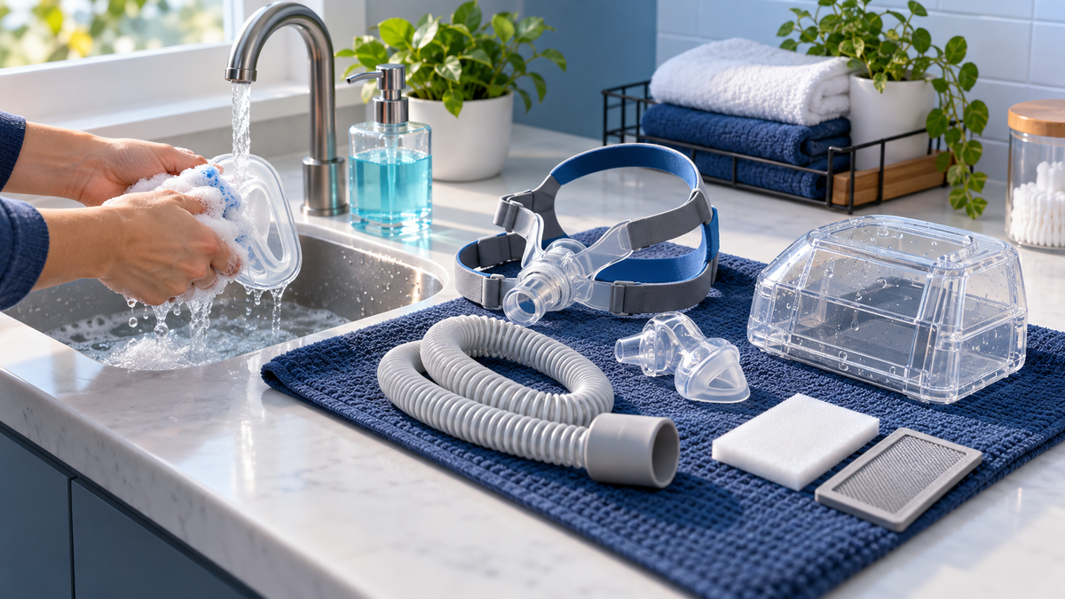 CPAP and BiPAP Cleaning Schedule: Mask, Tubing, Humidifier and Filters