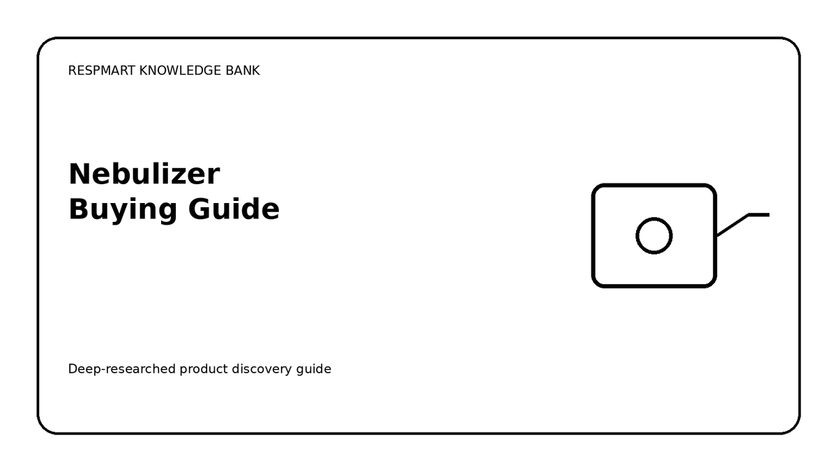 Nebulizer buying guide for home medication delivery