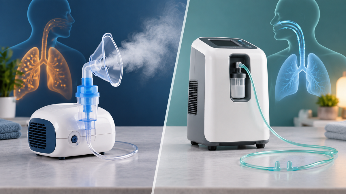 Nebulizer vs Oxygen Concentrator: What Does Each Device Do?