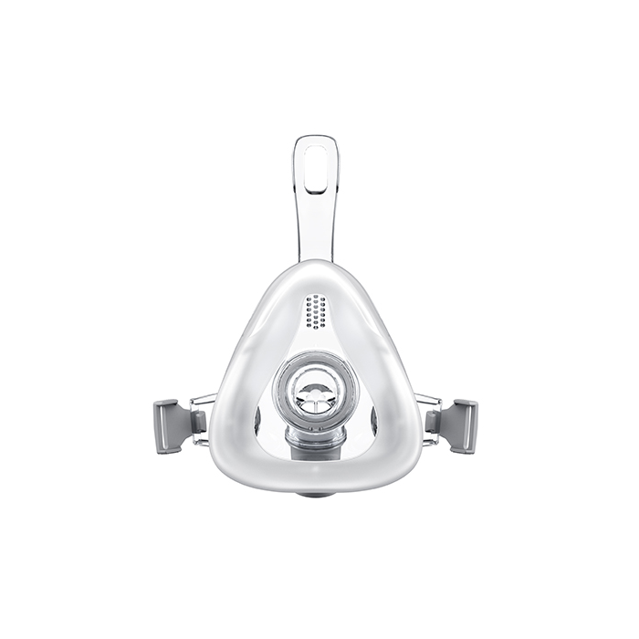 Inside view of the BMC F4 Full Face Vented mask with soft silicone cushion.