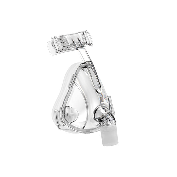 BMC F2 Full Face Mask with Entrainment Elbow for Non-Invasive Ventilation Therapy.