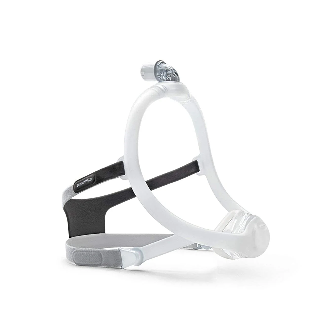 Philips Respironics DreamWisp CPAP Nasal mask with connecting elbow at the top of the head