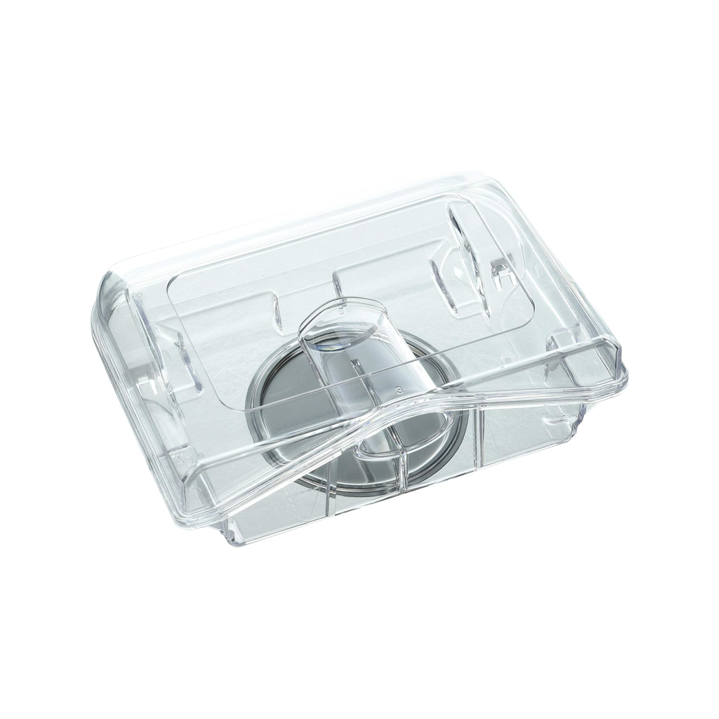 The transparent plastic water tank for the Philips Respironics DreamStation Humidifier.